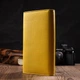 Яркое женское большое портмоне из натуральной кожи Tony Bellucci Wallet 21975 Желтый - изображение 7