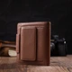 Красивый женский кошелек нежного цвета из натуральной кожи Tony Bellucci Wallet 22020 Бежевый - изображение 7