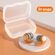 Беруши силиконовые для путешествий, работы, отдыха, плавания SUNROZ Ball Orange (A-11028) - изображение 3