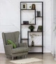 Дизайнерський Стелаж в стилі Loft Design 100x30x220h Чорний/Дерево ATL075 - зображення 9