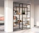 Дизайнерський Стелаж в стилі Loft Design 100x30x220h Чорний/Дерево ATL075 - зображення 10