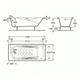 Ванна чугунная ROCA MALIBU 170x75 A23097000R+A150412330 - изображение 2