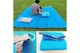 Пляжная подстилка коврик покрывало анти-песок Beach Mat 200 x 150 см Голубая - изображение 2