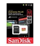 Карта пам'яті SanDisk microSDHC Extreme PLUS 32GB Class 10 UHS-I V30 A2 W-90MB/s R-200MB/s +SD-адаптер (SDSQXBG-032G-GN6MA) - изображение 5