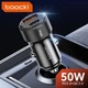 Автомобільний зарядний пристрій Toocki 50W - зображення 4