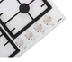 Газовая варочная поверхность ventolux hg640-da3 cs (wh) - изображение 5