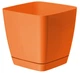 Горшок для цветов FormPlastic Toscana Kwadro-13 1,7 л оранжевый (0731-003) - изображение 1