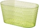 Кашпо FormPlastic Diamant-mini Oval-23 2 л прозрачно-салатовый (3796-T09) - изображение 1