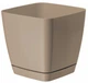 Горшок для цветов FormPlastic Toscana Kwadro-11 1 л латте (0730-002) - изображение 1