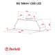 Вытяжка полновстраиваемая Perfelli BIS 58844 WH 1200 LED - изображение 10