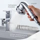 Душова лійка-насадка зі шлангом Faucet With Shower, набір з фільтром та перехідником на кран (сріблястий комплект) - зображення 3