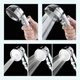 Душова лійка-насадка зі шлангом Faucet With Shower, набір з фільтром та перехідником на кран (сріблястий комплект) - зображення 4