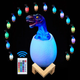 Нічник динозавр в яйці з пультом управління SUNROZ 3D Dinosaur Lamp 15 кольорів світла - зображення 3