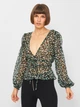 Блузка женская Stradivarius 2007/485/001 L Черная (SZ02007485001049) - изображение 1