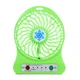 Вентилятор настольный аккумуляторный 18650 USB диаметр 10см Portable Fan Mini Зеленый - изображение 2