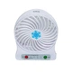 Вентилятор настольный Mini Fan с аккумулятором 18650 белый - изображение 1