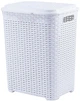 Кошик для білизни VIOLET HOUSE WHITE Ротанг - изображение 1