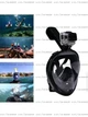 Полнолицевая снорклинг маска Aqua B II Размер L/XL Черная (WS 003 ws71000) - изображение 9