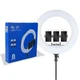 Светдиодная кольцевая LED лампа RL-21 54 cм с 3 держателями для телефона и USB выходом - изображение 1