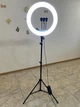 Світлодіодна кільцева RGB LED лампа з пультом дистанційного керування і 3 тримачами для телефону RL-18 (45 см) - зображення 2