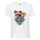 Футболка детская Щенячий патруль (Paw Patrol) белая (puppies-5-white) размер 104 см - изображение 1