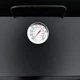 Коптильня с гидрозатвором и термометром 27л 2 решетки 6 крючков Сталь 2мм Поддон с ручкой Термостойкое покрытие - изображение 6