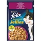 Влажный корм Purina Felix Sensations jellies с уткой и шпинатом 78шт*85г - изображение 1