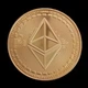 Позолочена сувенірна монета Ethereum Classic ETC — колекційний подарунок для криптоентузіастів - зображення 2