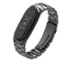 Металічний ремінець Milano MiJobs Xiaomi Mi Band 3 4 5 6 чорний. - зображення 2