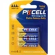Батарейка лужна PKCELL 1.5V AAA / LR03, 4 штуки в блістері, 0,9 OHM EXTRA HEAVY DUTY BATTERY ціна за блістер - изображение 1