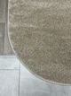 Килим з низьким ворсом Soft Shine 0.6х1.1 м. Овал L.Beige 00000A - зображення 3