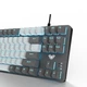 Клавиатура Aula Mechanical F3287 White/Grey Keycap KRGD Blue (6948391240688) - изображение 5