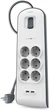 Сетевой фильтр Belkin 6 роз., 2xUSB 2.4A, 650 Дж, UL 500 В, 2 m Cable (BSV604vf2M) - изображение 1