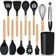 Набор кухонных принадлежностей 12шт Kitchen Set Черный - изображение 1