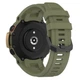 Ремешок для Amazfit T Rex 2 силиконовый темно-зеленый - изображение 3