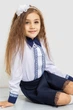 Блуза AGER 146 Бело-синий 172R205-5 - изображение 6