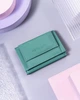 Жіночий шкіряний гаманець Peterson із захистом RFID 7 х 10,5 х 1,5 см (RD-AL5617-MCL-LB) мʼятний - изображение 2
