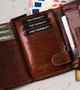 Чоловічий шкіряний гаманець Peterson із захистом RFID 13 х 10 х 2,5 см (PTN N4C-09-HWM-1308) коричневий - изображение 8