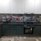 Виниловый кухонный фартук Тауэрский мост (для кухни наклейка ПВХ скинали) Лондон Англия Серый 600*2500 мм - изображение 9