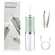 Портативный ирригатор для полости рта Portable Oral Irrigator с 2 насадками Зелений - изображение 1
