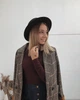 Шляпа унисекс No Brand Канотье с устойчивыми полями и белой лентой черная - изображение 4