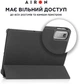 Чехол для планшета AIRON Premium для Lenovo Tab P11 2nd Gen 11.5" с защитной пленкой и салфеткой Black (4822352781093) - изображение 4