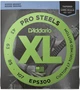 Струны для бас-гитары D'Addario EPS300 XL PROSTEEELS BASS Custom Light Top/Medium Bottom (43-107) - изображение 1
