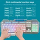 Ігрова клавіатура з RGB-підсвіткою і постачанням для телефона AOASMODE L M-1000 USB - зображення 4