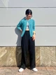 Кардиган Uniqlo 3D KNIT розмір XS блакитний (457352) - изображение 7