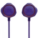 Наушники проводные вакуумные с микрофоном JBL Quantum 50 Purple (JBLQUANTUM50PUR), для геймеров, 20 Гц-20 кГц, регулятор громкости, ответ на звонок - изображение 3