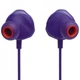 Наушники проводные вакуумные с микрофоном JBL Quantum 50 Purple (JBLQUANTUM50PUR), для геймеров, 20 Гц-20 кГц, регулятор громкости, ответ на звонок - изображение 4