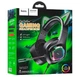 Ігрові навушники з вушками Hoco W107 Cute cat luminous cat ear gaming headphones Phantom Чорно-Зелений - изображение 8