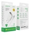 Мережевий зарядний пристрій Borofone BA58A Mighty dual port 2USB Кабель Type-C digital display 2.4A White - зображення 3