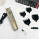 Машинка для стрижки Geemy GM-6112 Бронзовая машинка для бороды, триммер для тела на аккумуляторе (1010110-Bronze) - изображение 3